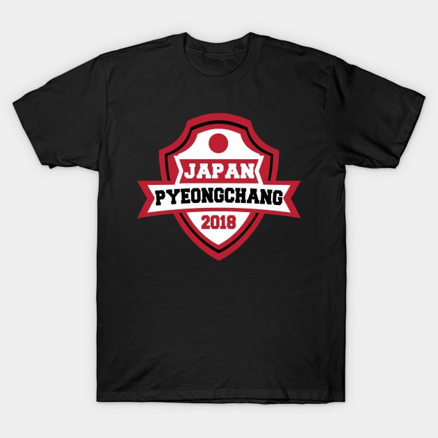 Team Japan Pyeongchang 2018 T-Shirt by OffesniveLine